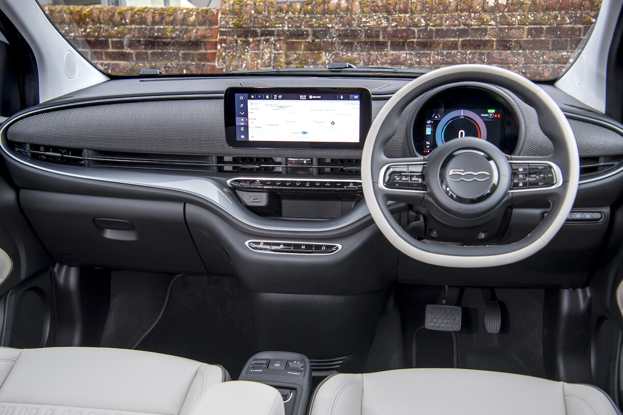 Fiat 500 Electric interior - EVs Unplugged
