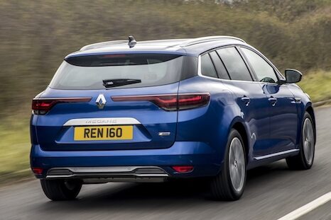 Renault Megane Sport Tourer Plug-In Hybrid rear driving - EVs Unplugged