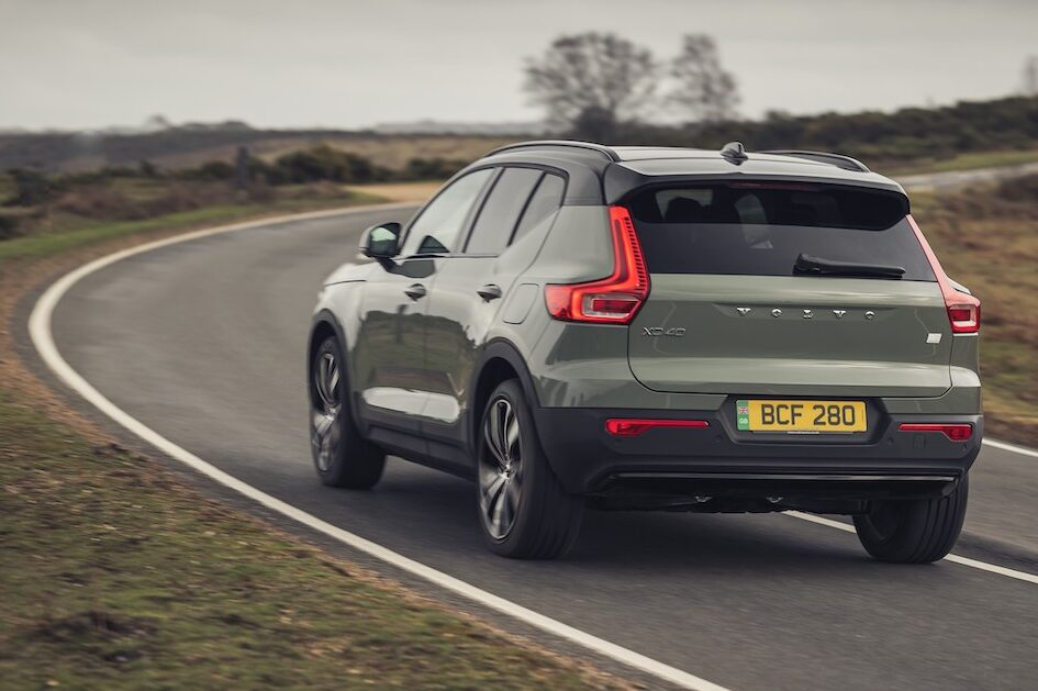 Volvo XC40 Recharge Pure Electric rear driving - EVs Unplugged