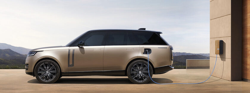 range rover phev side on