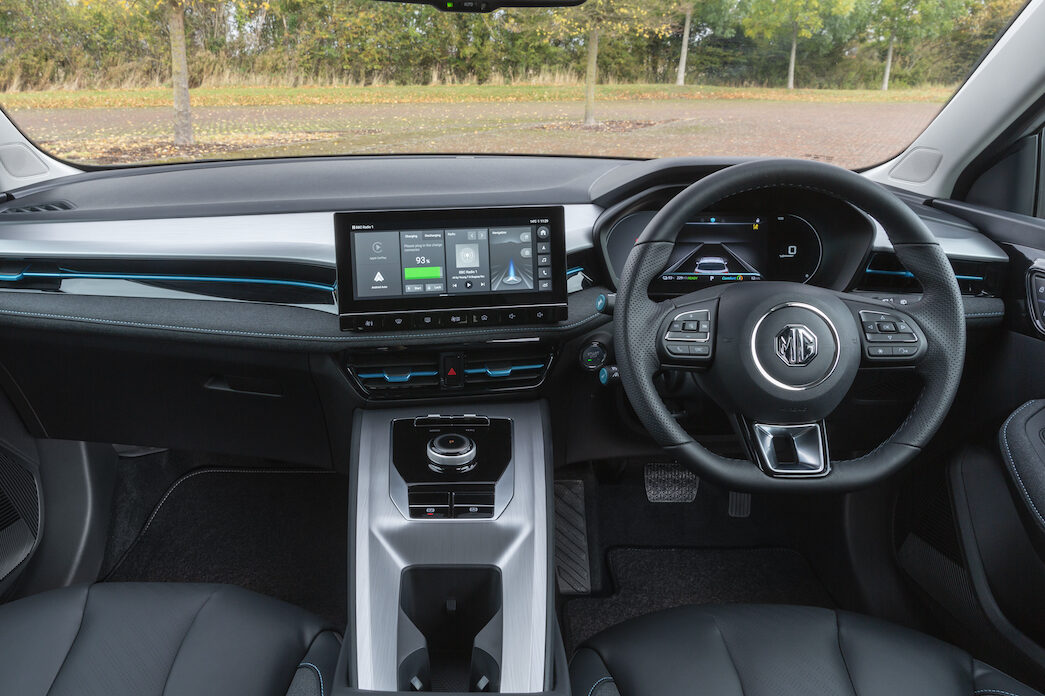MG5 EV Estate interior - EVs Unplugged