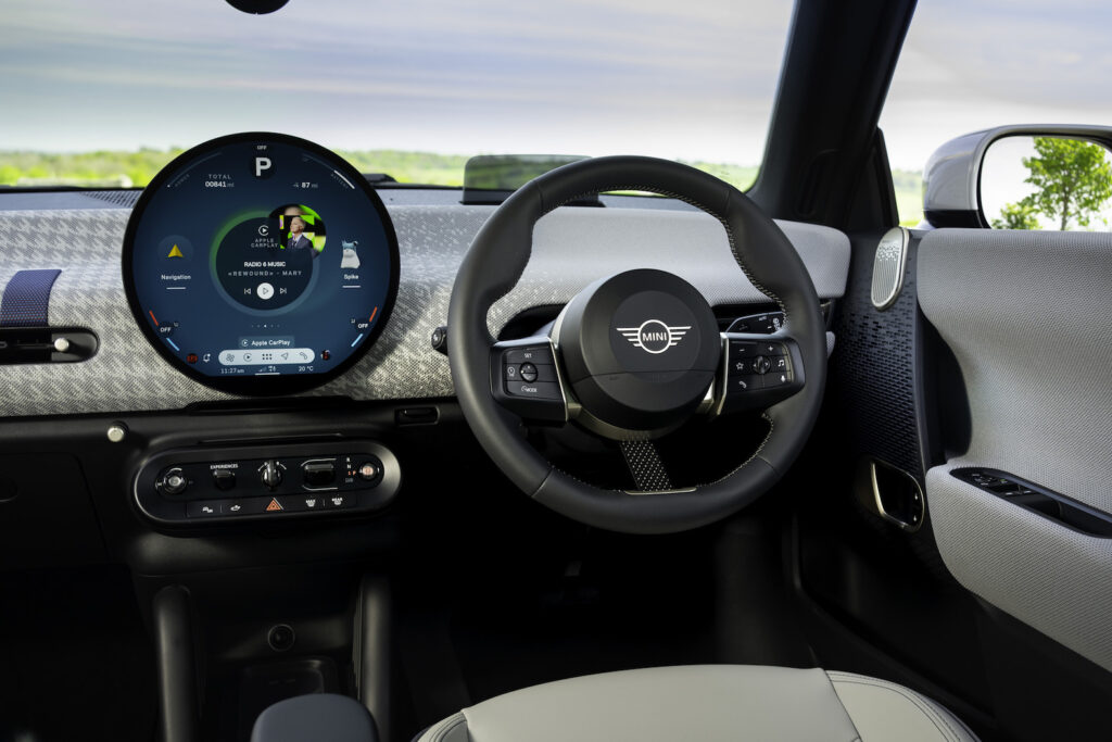 Mini Cooper Electric dashboard
