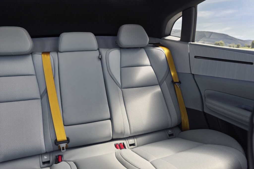 Polestar 4 rear seats - EVs Unplugged