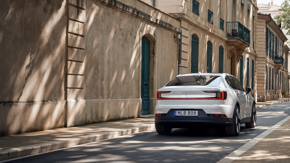 Polestar 2 rear driving