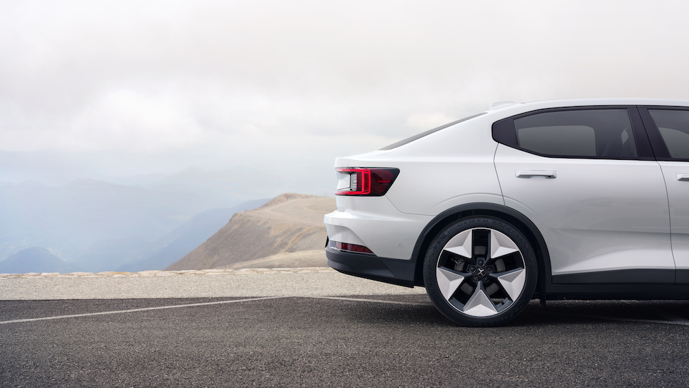 Polestar 2 rear parked
